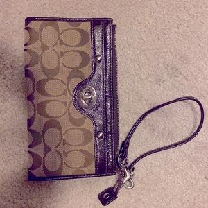 Coach wristlet